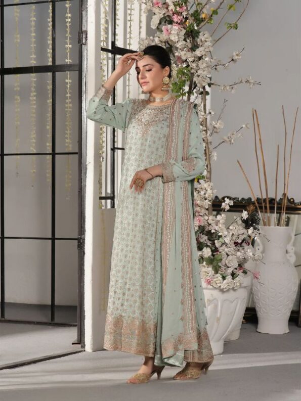 Raat Ki Rani Chiffon Dress - Wardah