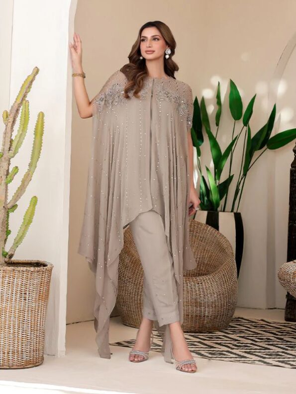 Grey Formal Dress - Ain