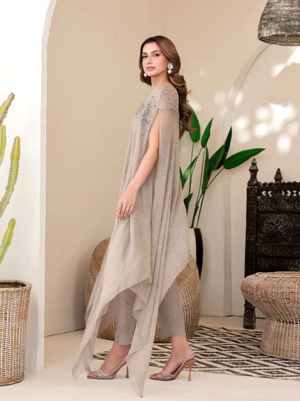 Grey Formal Dress - Ain