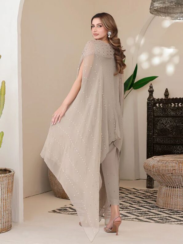 Grey Formal Dress - Ain