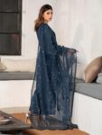 HEERAS Cotton – BLUE EMBELLISHED