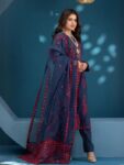 HEERAS Cotton – LUXURY BLUE RED