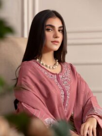 HEERAS - LINEN-PASHMINA VELVET