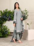HEERAS – LINEN-PASHMINA VELVET