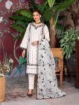 HEERAS – FLORAL WHITE BLACK