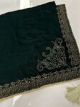 Quzey Swarovski Shawl – Green