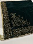 Quzey Swarovski Shawl – Green