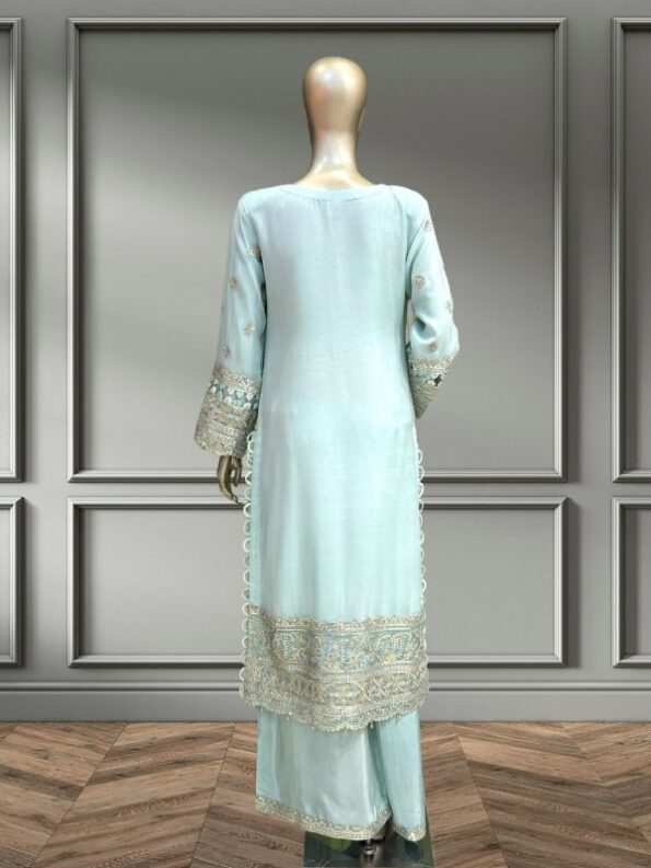 Quzey Luxury Chiffon - Ferozi