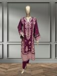 Quzey Dhanak Dress – Purple
