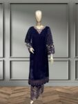 Quzey Velvet – Zc 2422 Purple