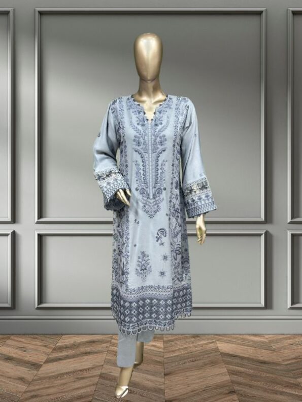 Quzey Dhanak Dress - Grey