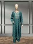 Quzey Silk Dress - Green
