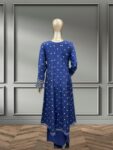 Quzey Silk Dress – Blue