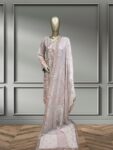 Quzey Chiffon – Peachy Pink