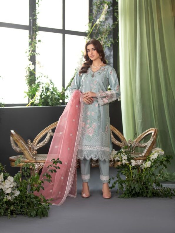 Quzey-H0009 Pastel Blue