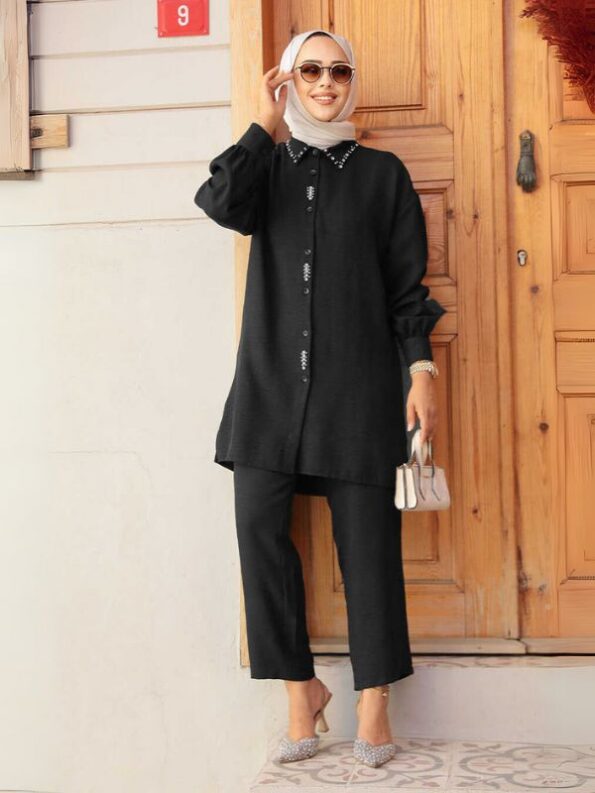 Quzey Dual Suit - Black
