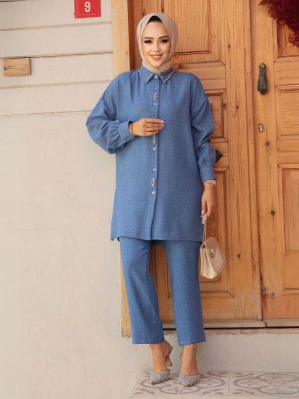 Quzey Dual Suit - Denim Blue