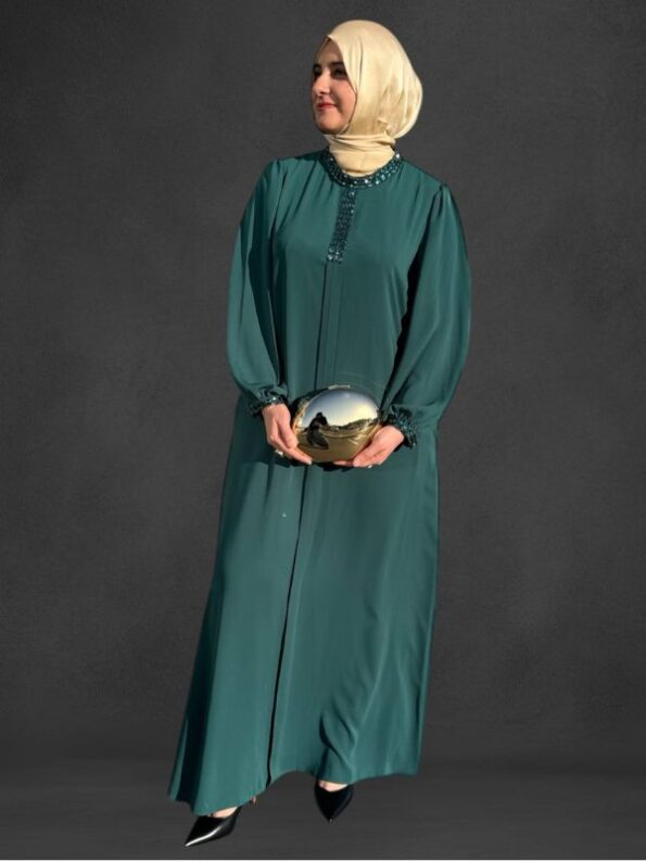 Quzey Modest Formal - 3075 Green
