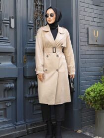 Quzey Trench Coat - Beige