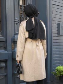 Quzey Trench Coat - Beige