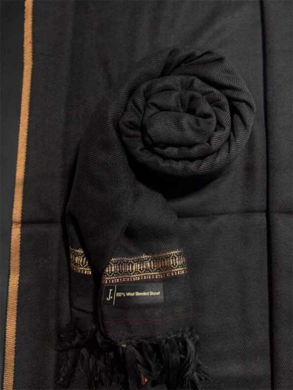 Junaid Jamshed Shawl - Black
