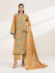 Sapphire – Mustard Embroidered Lawn Shirt
