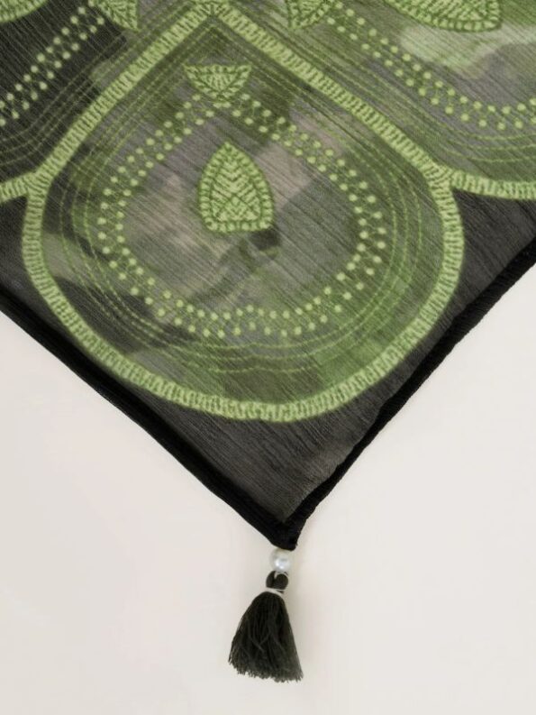 Sapphire - Light Green Embroidered Lawn Shirt