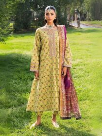 HEERAS Cotton - Lemon Crown Frock