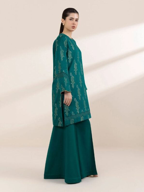 Sapphire - Green Jacquard V2-17