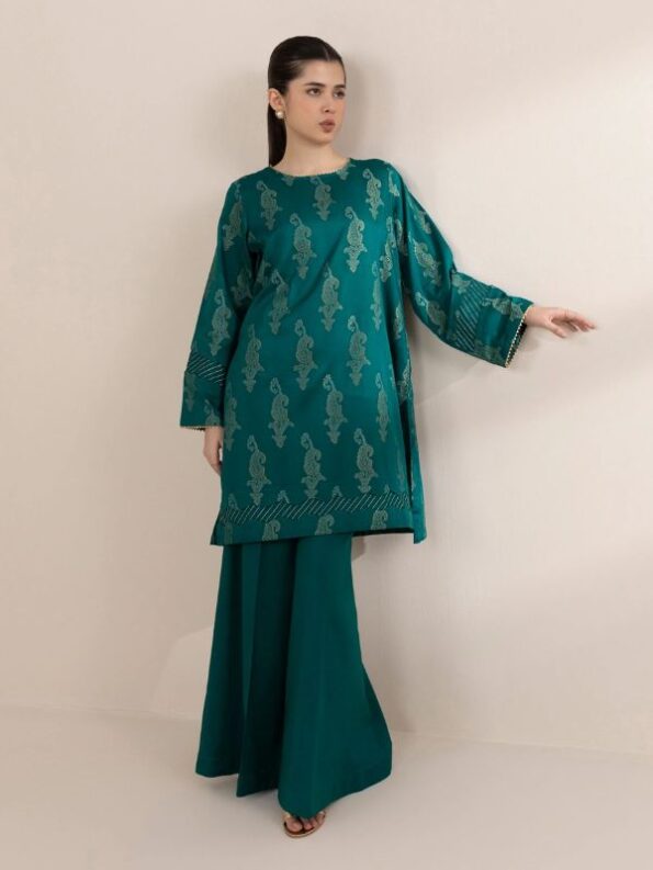 Sapphire - Green Jacquard V2-17